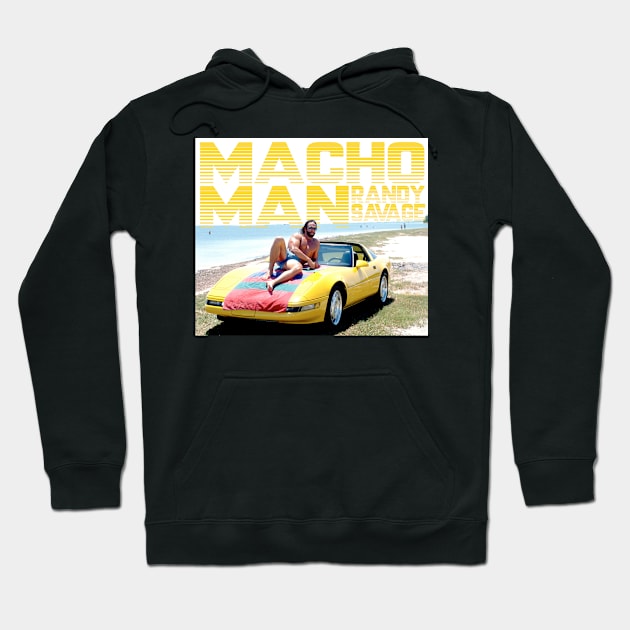 Macho Man Macho Tan Hoodie by PentaGonzo